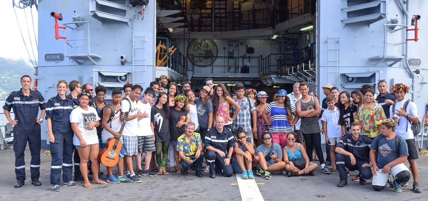 Sortie en mer à bord du Prairial pour les collégiens de Papara