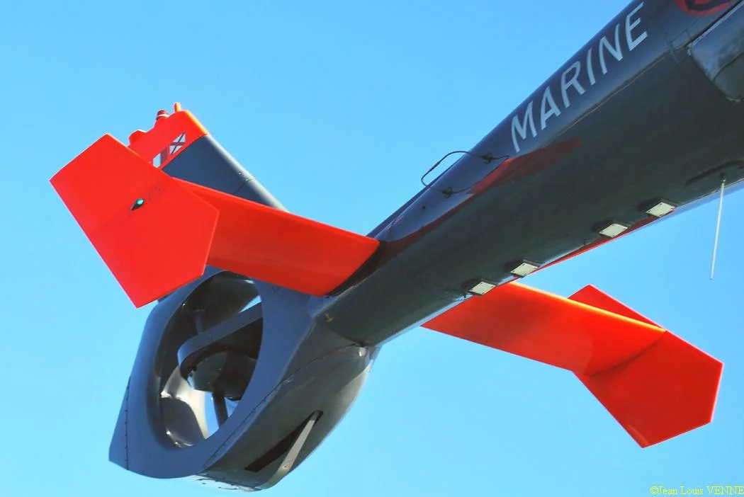 Le rotor de l'hélicoptère 