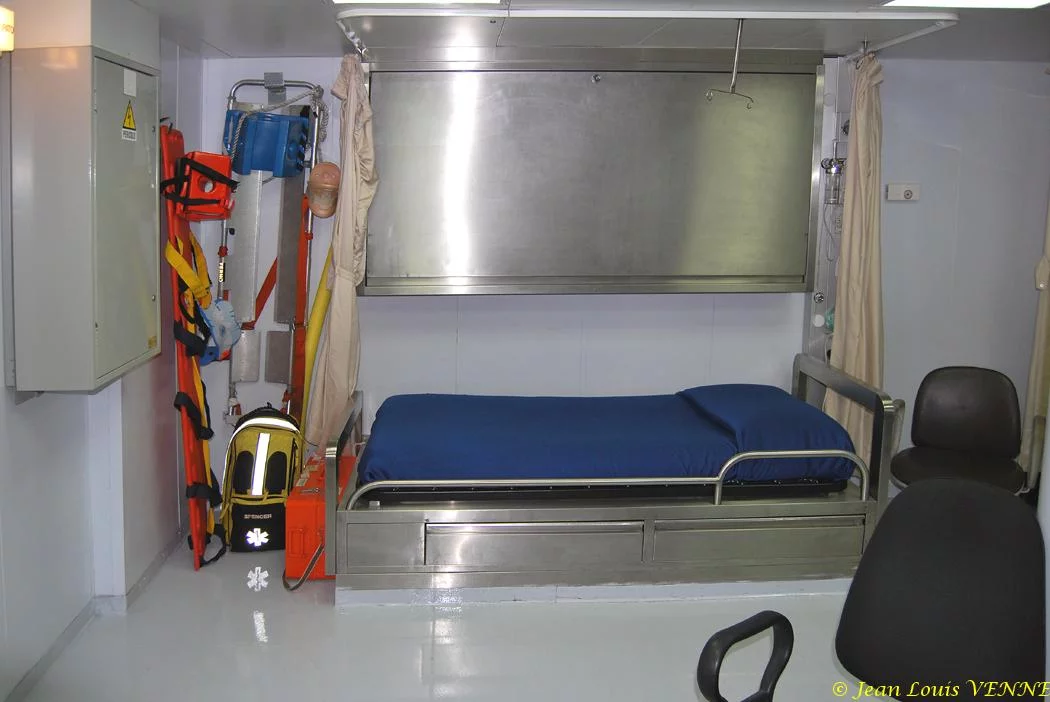 Une chambre de l'infirmerie