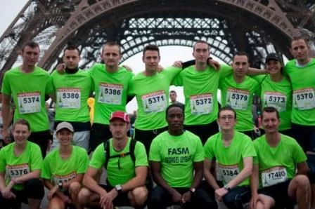 Les marins de la frégate « Georges Leygues » aux 20 kms de Paris