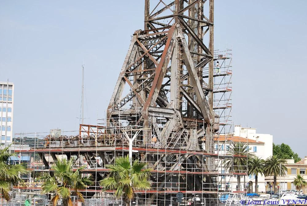 Rénovation du pont levant de La Seyne sur Mer
