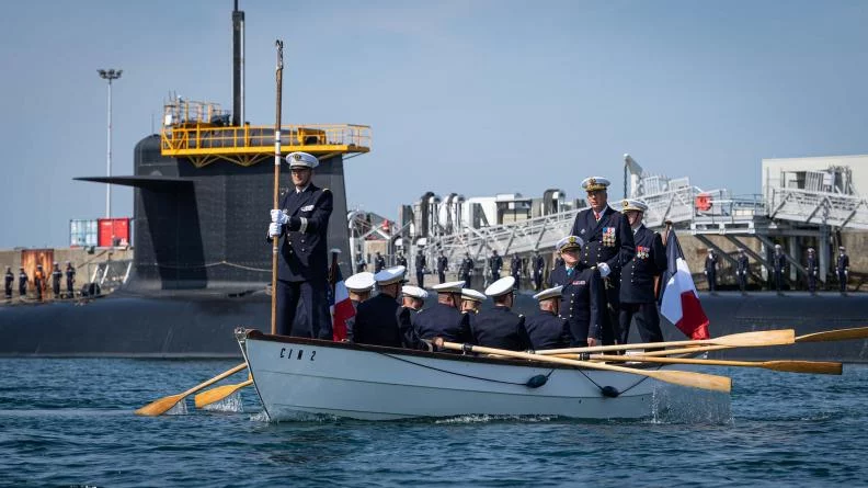 Adieu aux armes du vice-amiral d’escadre Jean-Philippe Chaineau