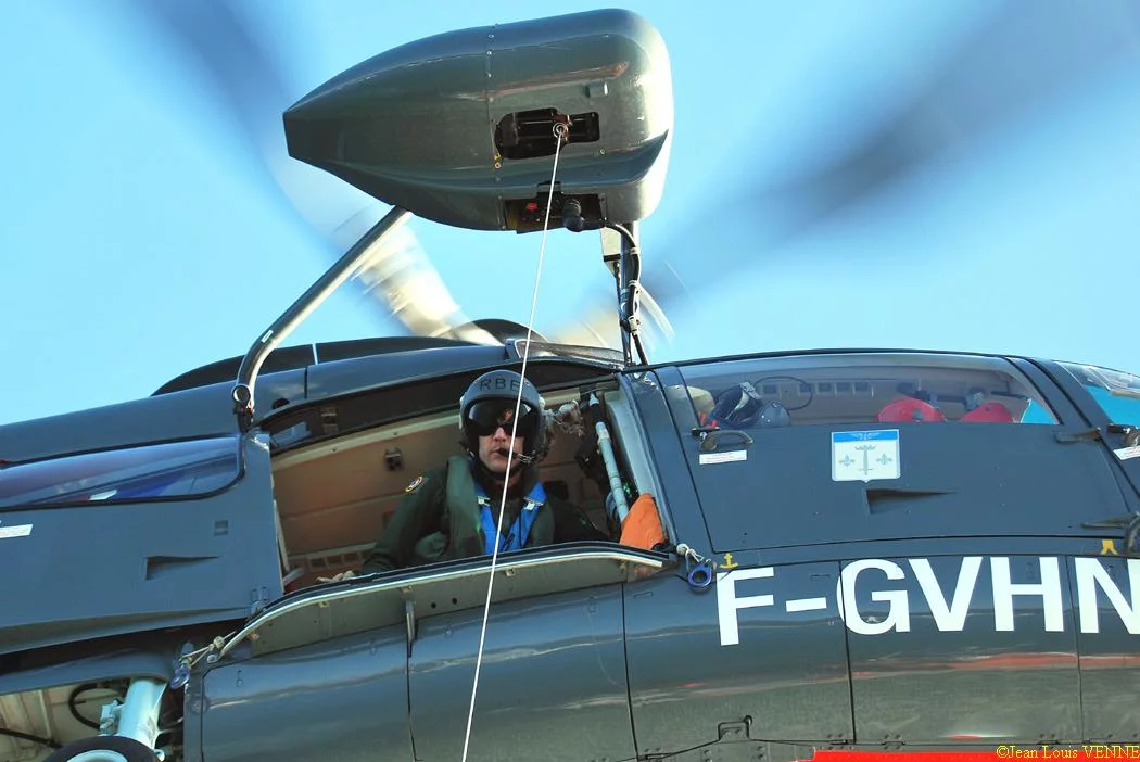 L'hélicoptère Dauphin de service public