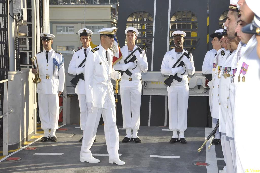 Prise de commandement de la flottille amphibie