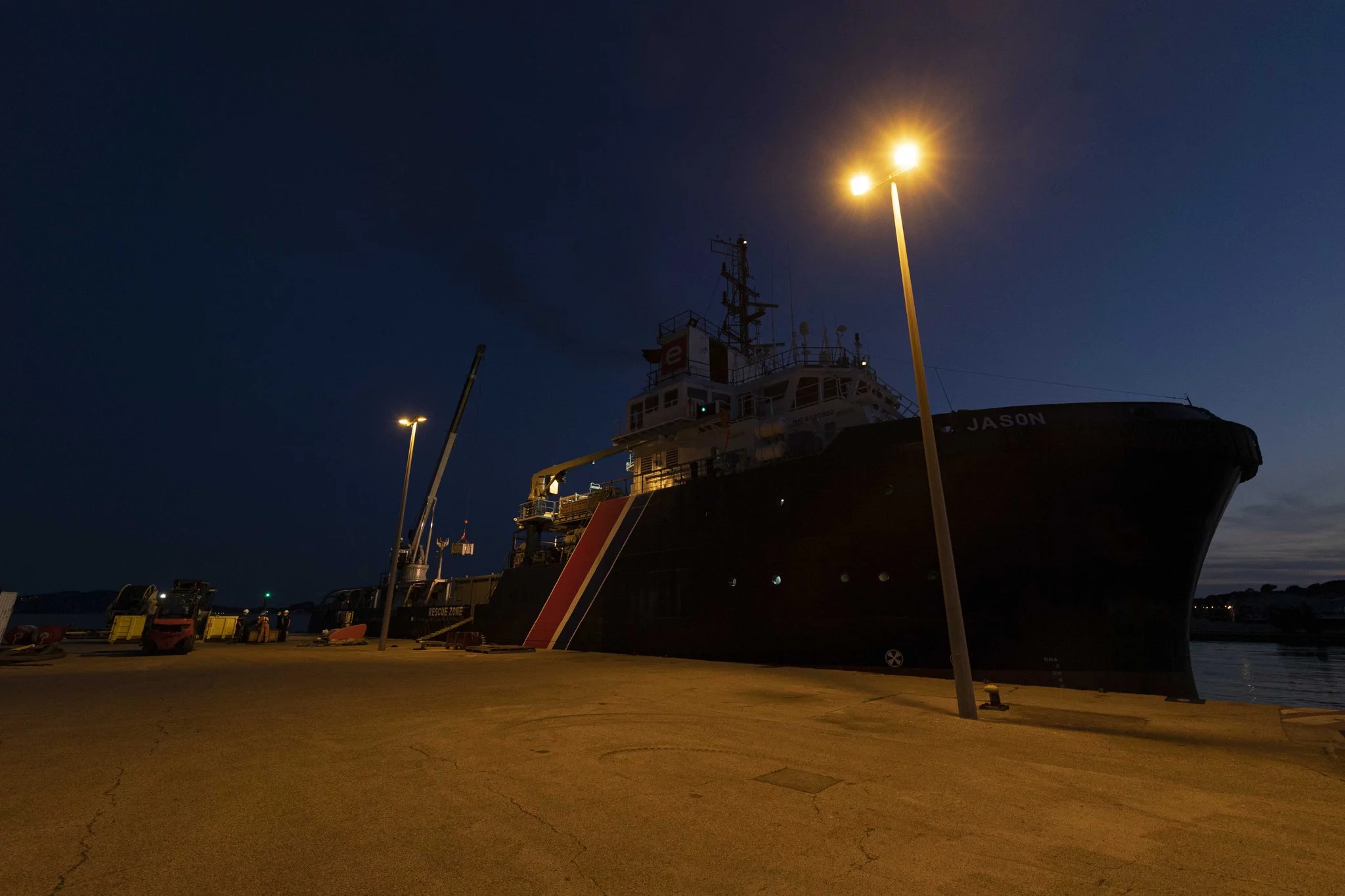 Le bâtiment d'assistance Jason