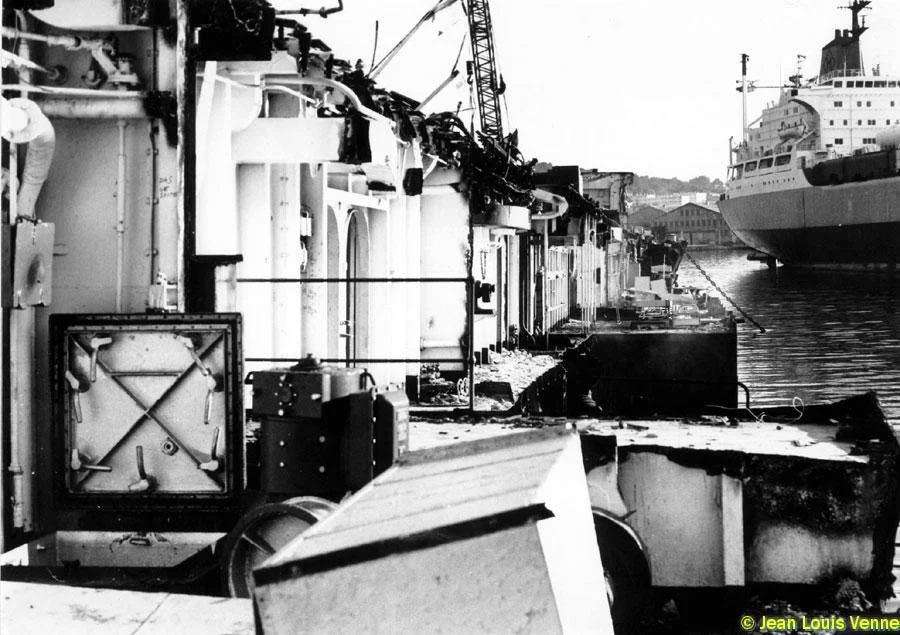 Démolition de l'Arromanches