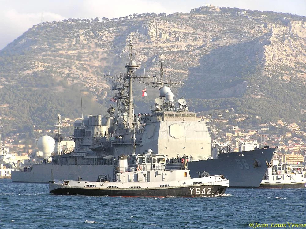 Escale du croiseur USS San Jacinto Ã  Toulon