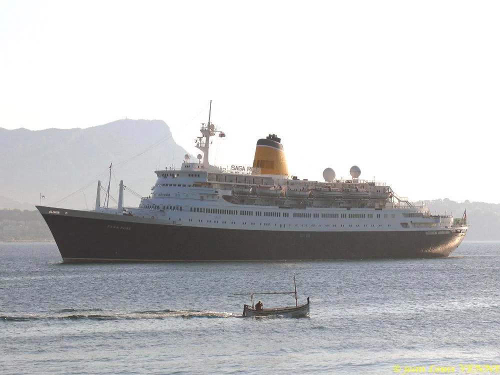 Le paquebot Saga Rose à Toulon