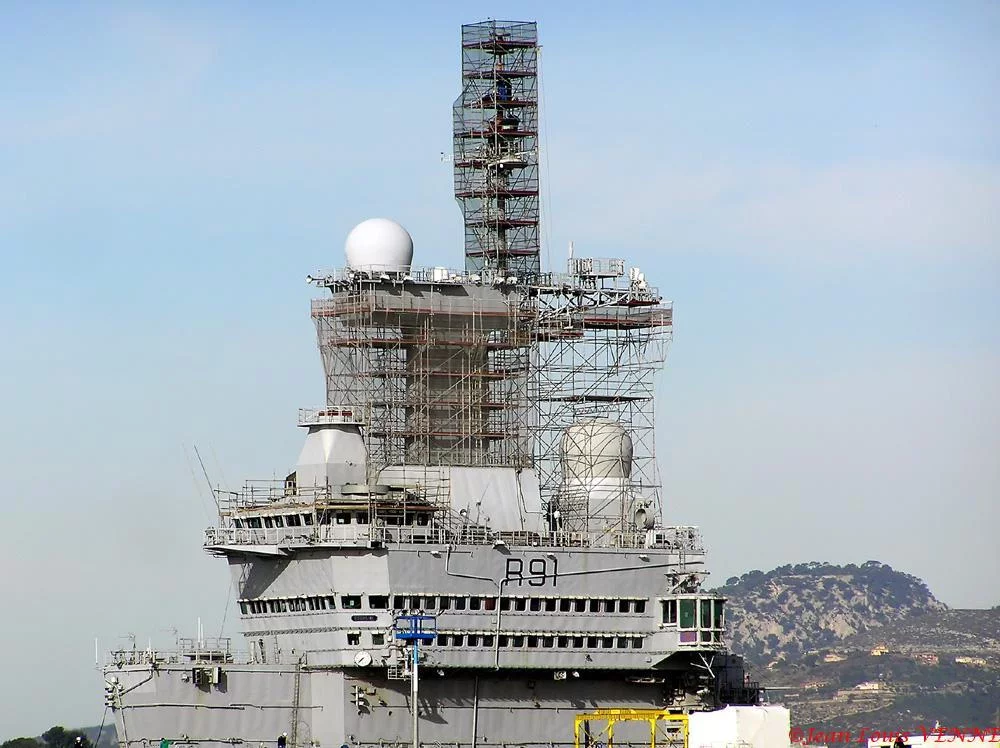 Les superstructures du Charles de Gaulle