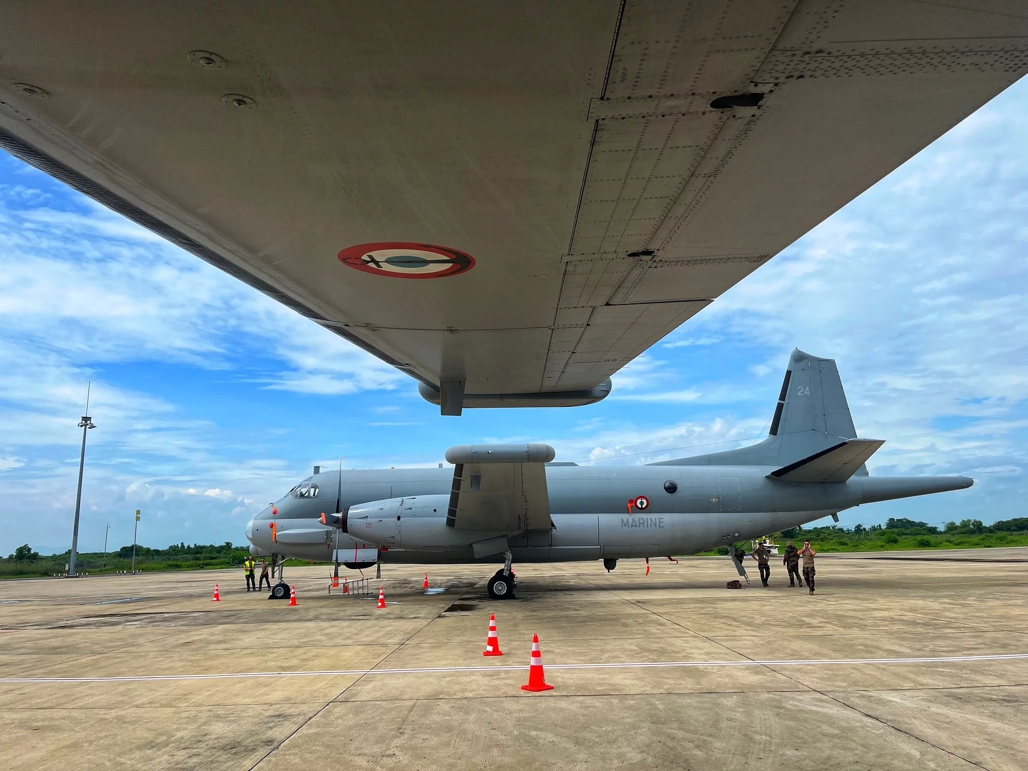 Un avion de patrouille maritime Atlantique 2 à Jakarta (Indonésie)