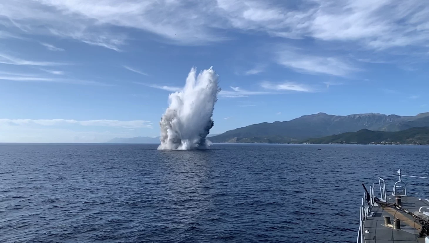 Destruction d'une torpille historique au large de la Corse