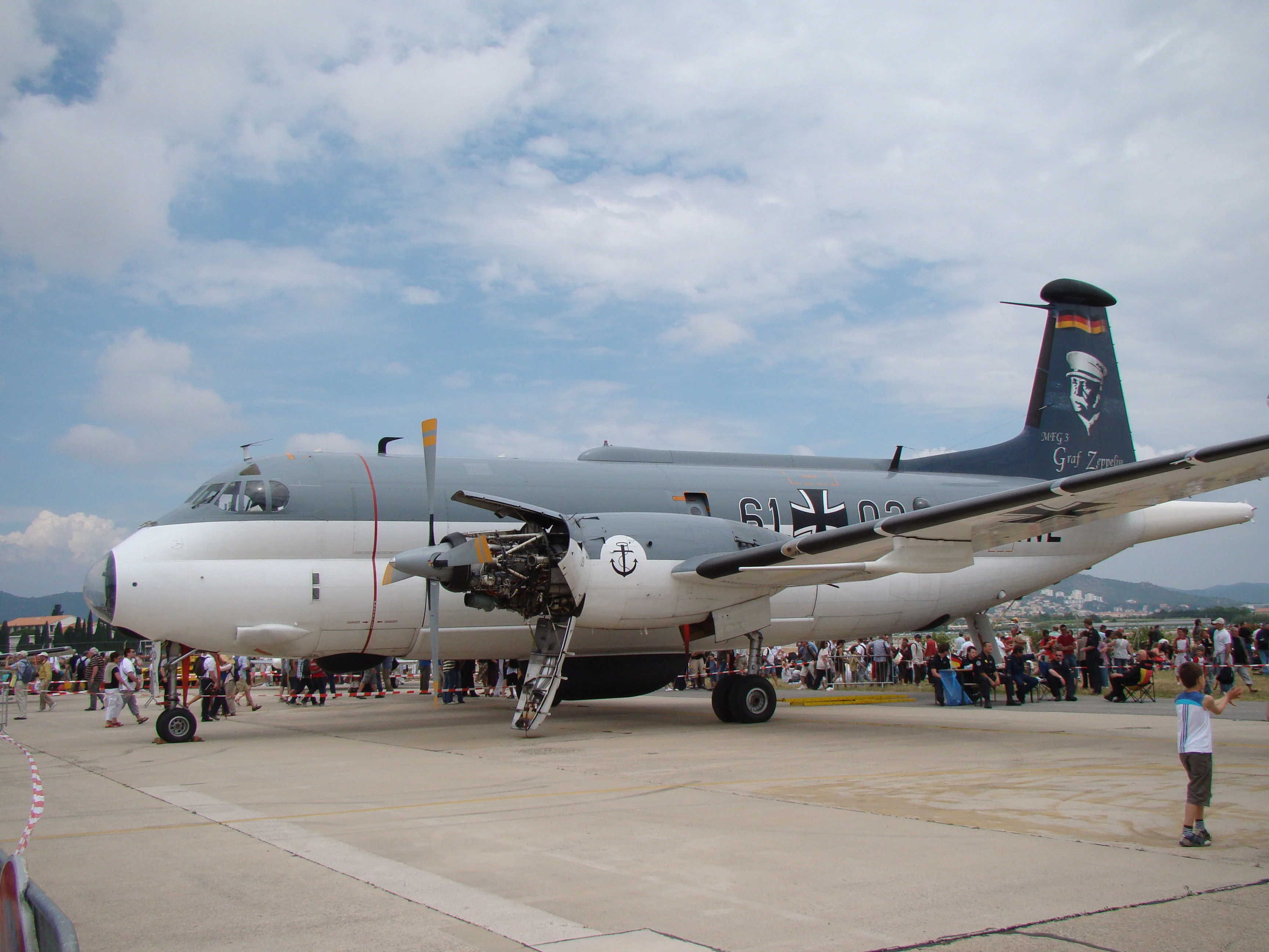 L'un des derniers Atlantic allemands, lors du centenaire de l'aéronavale à Hyères