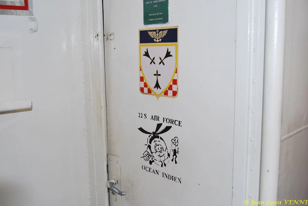 Les insignes du détachement hélico