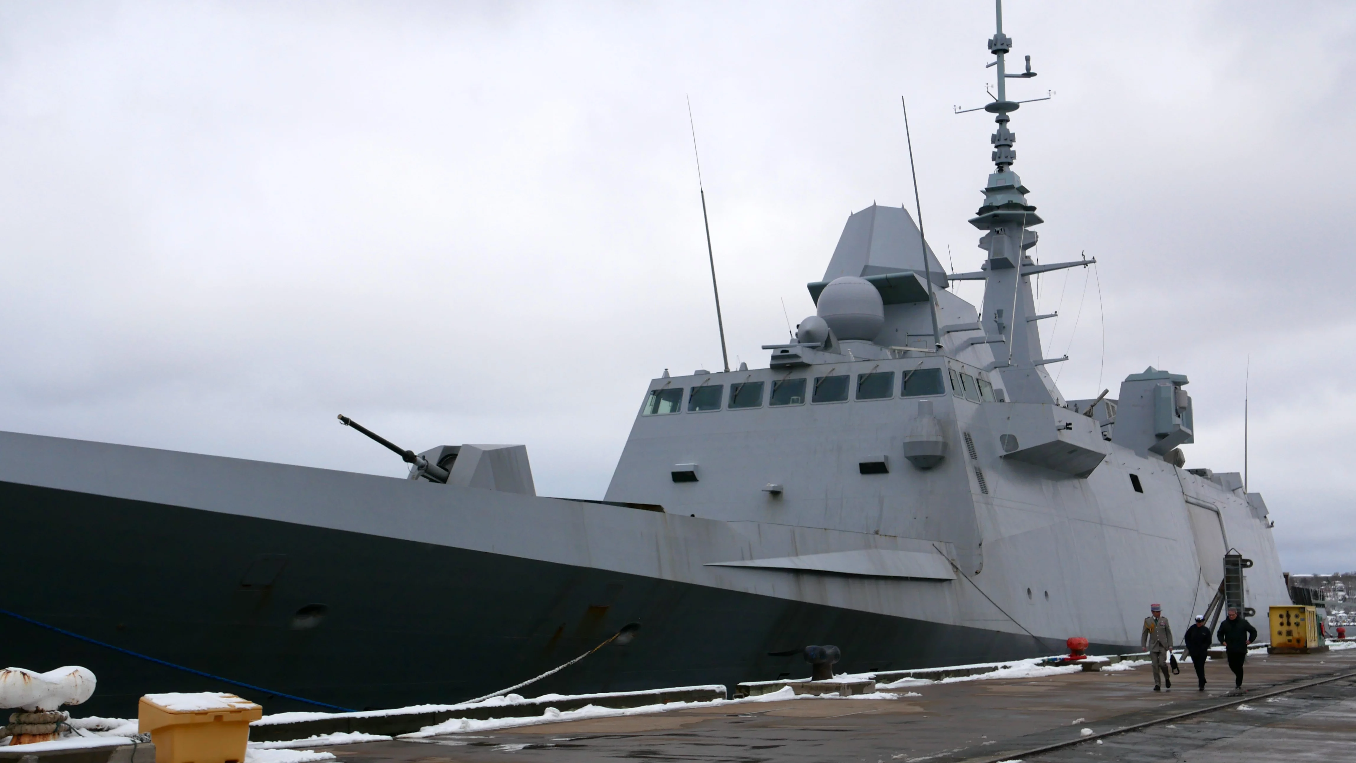 Escale de la FREMM Bretagne à Halifax