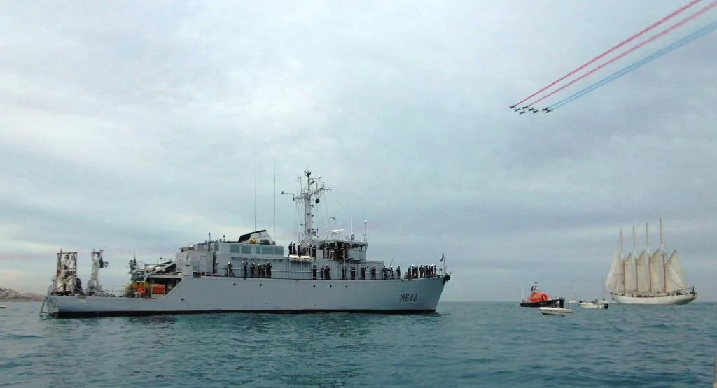 Le CMT Lyre au large de Sète