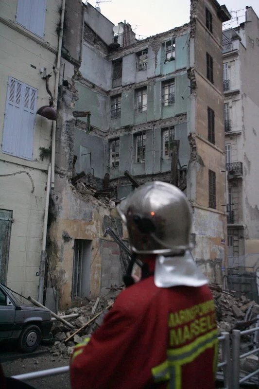 Effondrement d’un immeuble désaffecté à Marseille