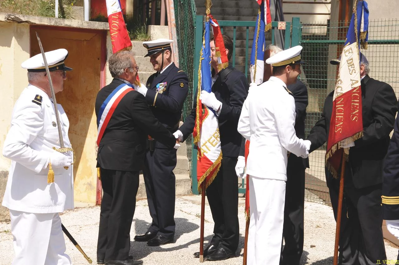 Remise des diplômes aux stagiaires de la Préparation Militaire Marine de LA SEYNE SUR MER