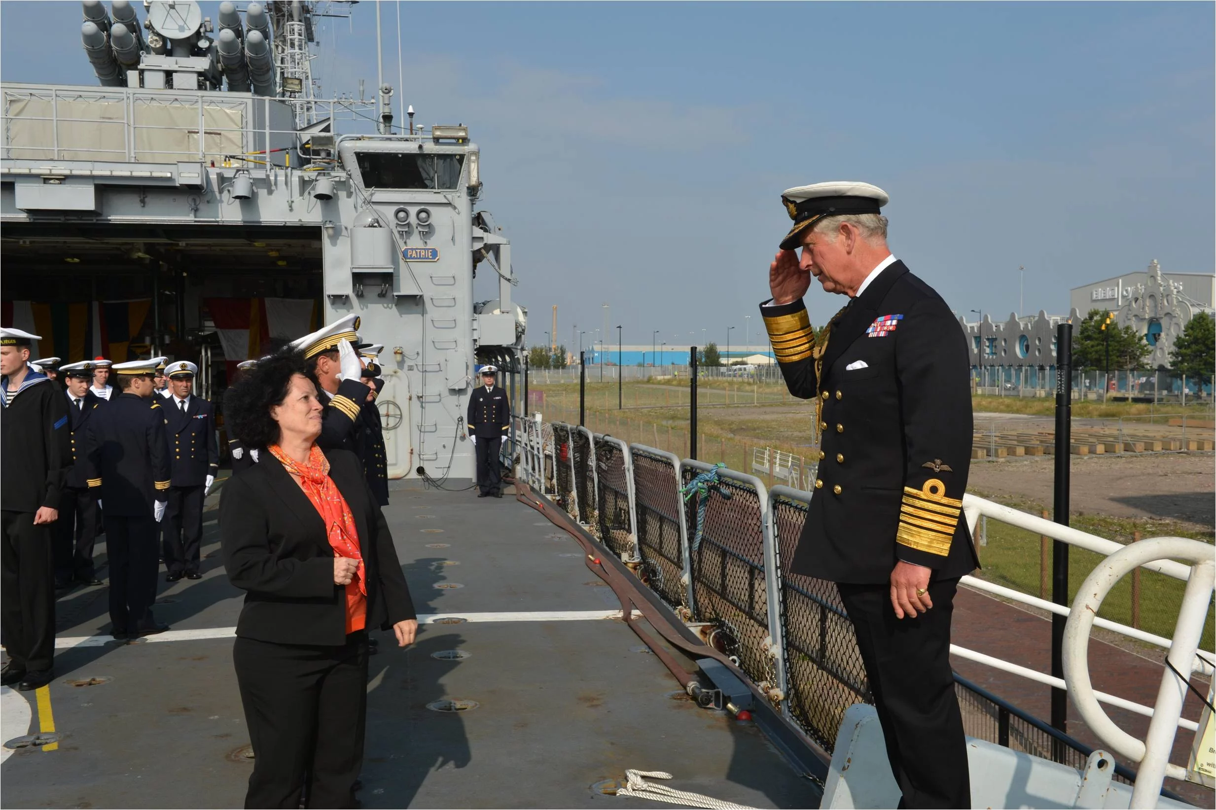 Le Prince Charles sur le 