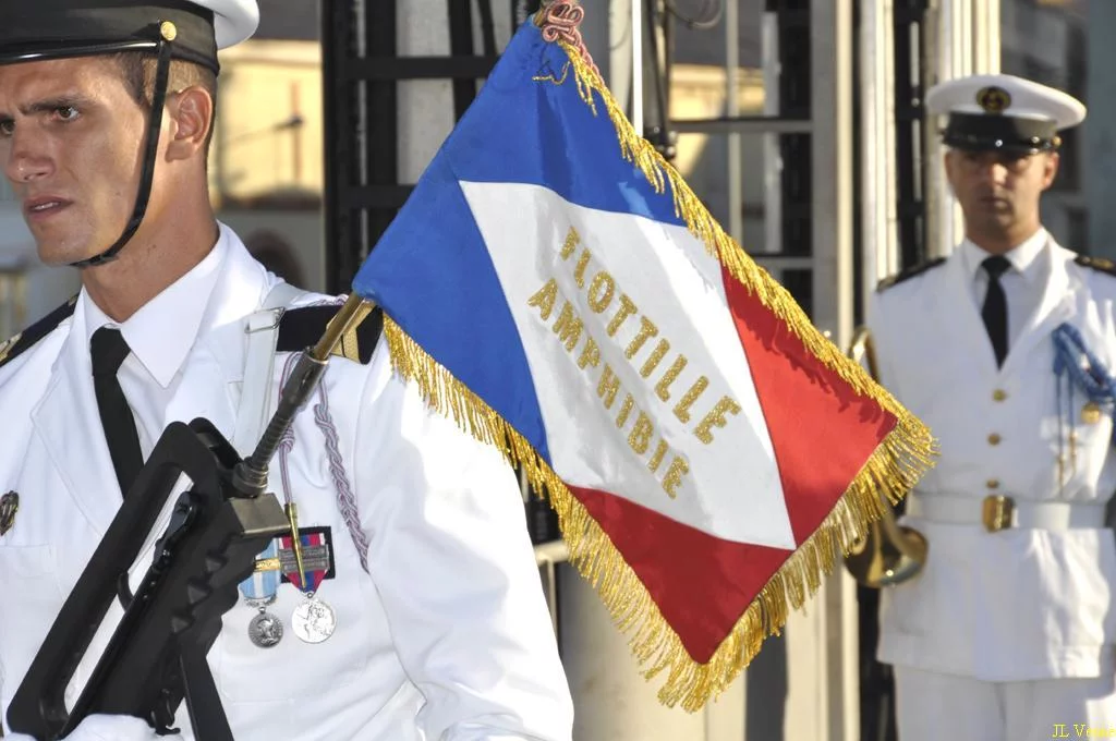 Prise de commandement de la flottille amphibie