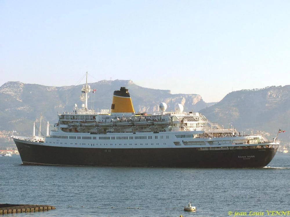 Le paquebot Saga Rose à Toulon