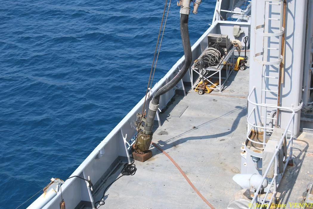 Une manche utilisée pour le transfert de carburant