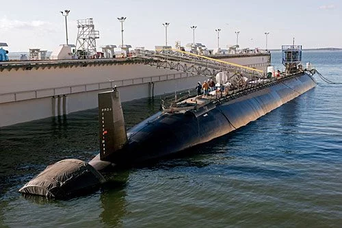 Le New Mexico à flot pour la première fois