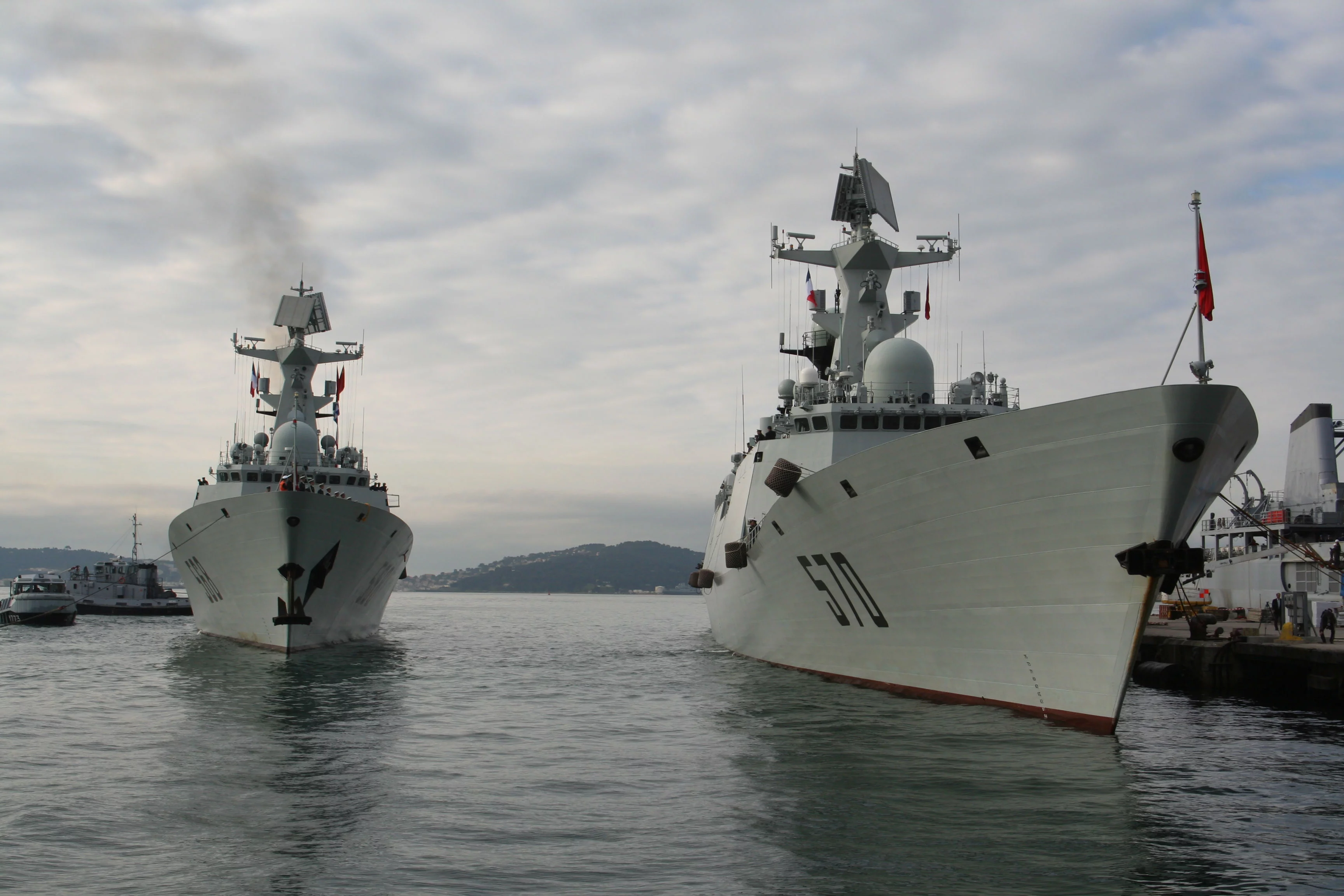 Arrivée à Toulon de la frégate Hengyang