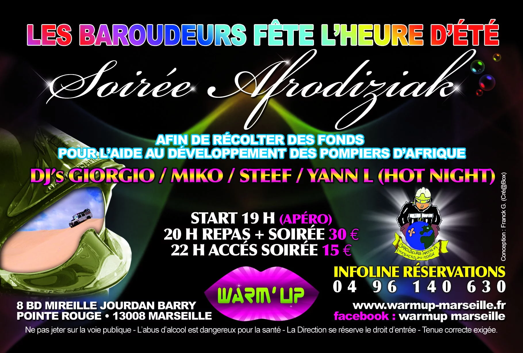 Le programme de la soirée