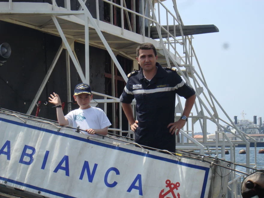 Alexis et le commandant du Casabianca