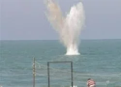 Explosion de la mine