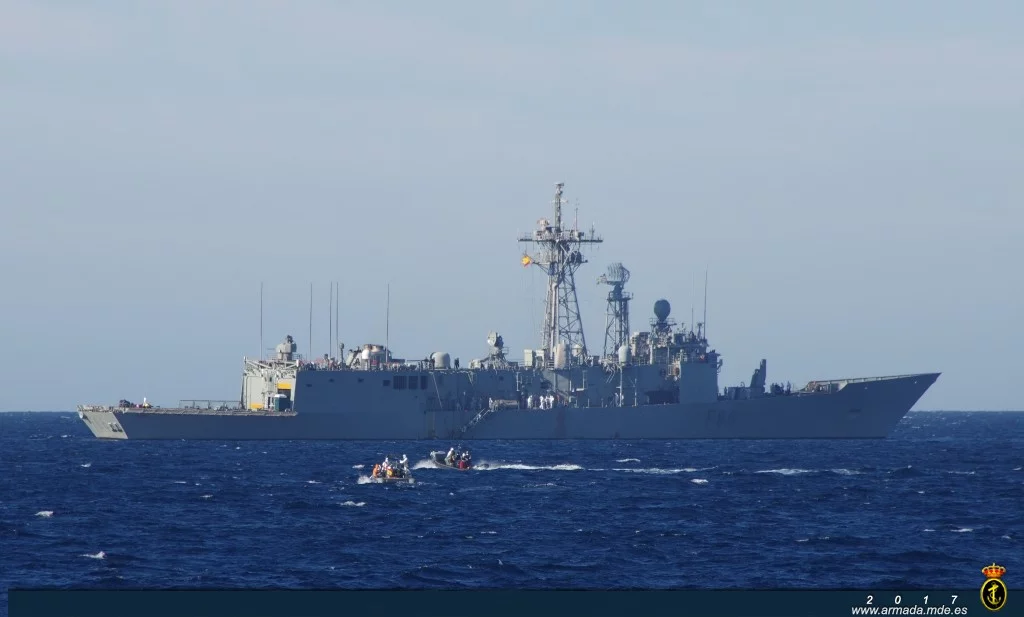 La frégate espagnole Canarias rejoint une nouvelle fois l’opération Sophia