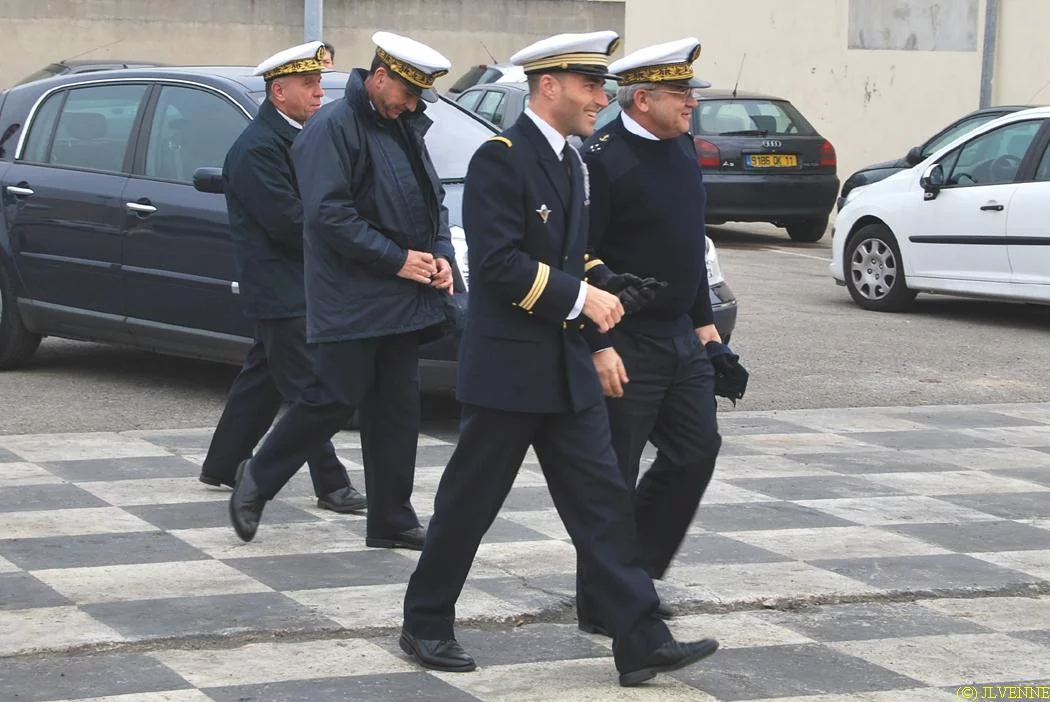 Arrivée des autorités