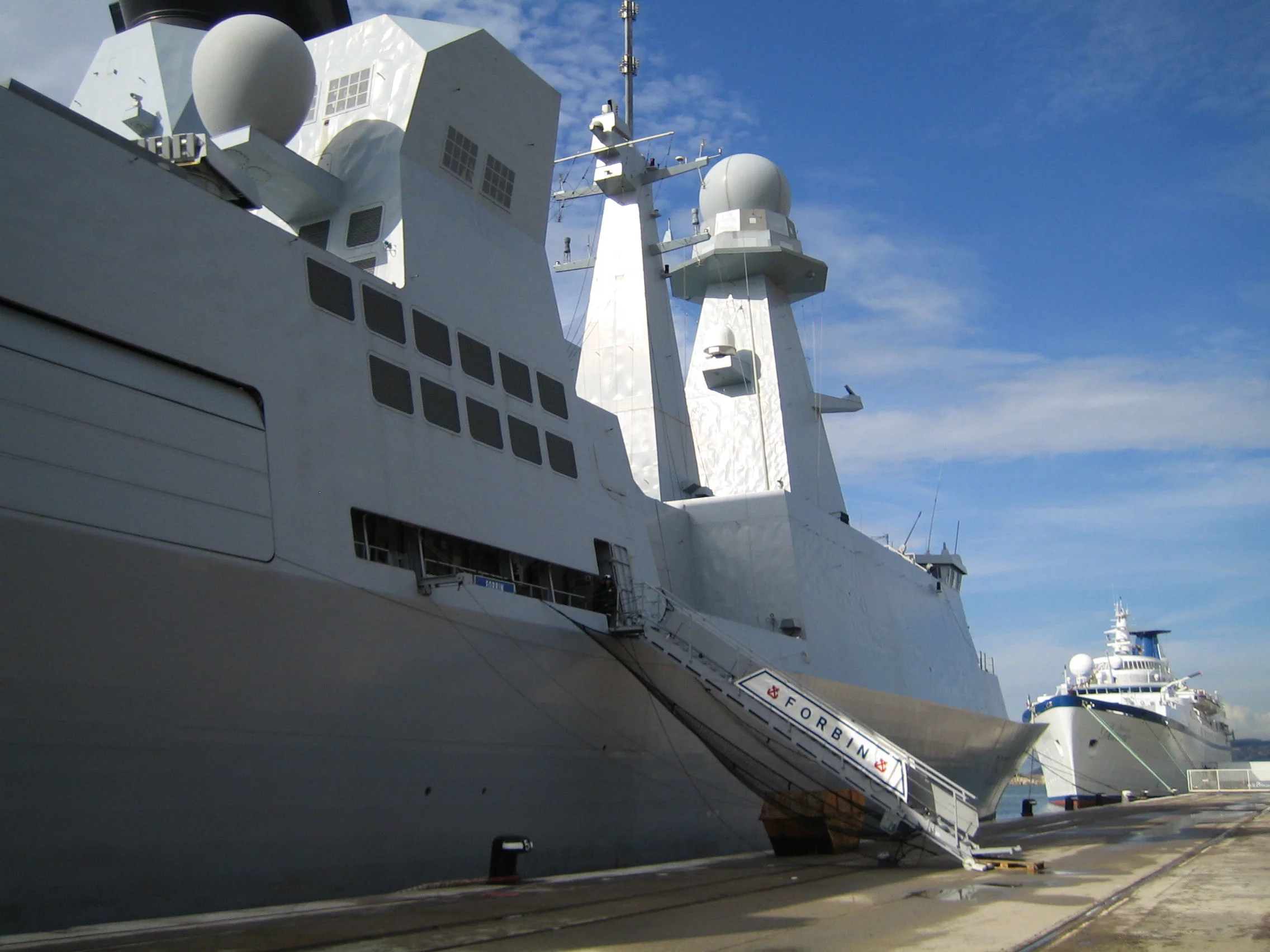 Escale du Forbin à Marseille
