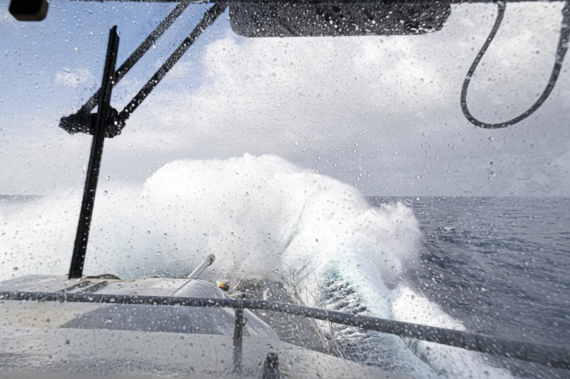 Navigation par mer agitée