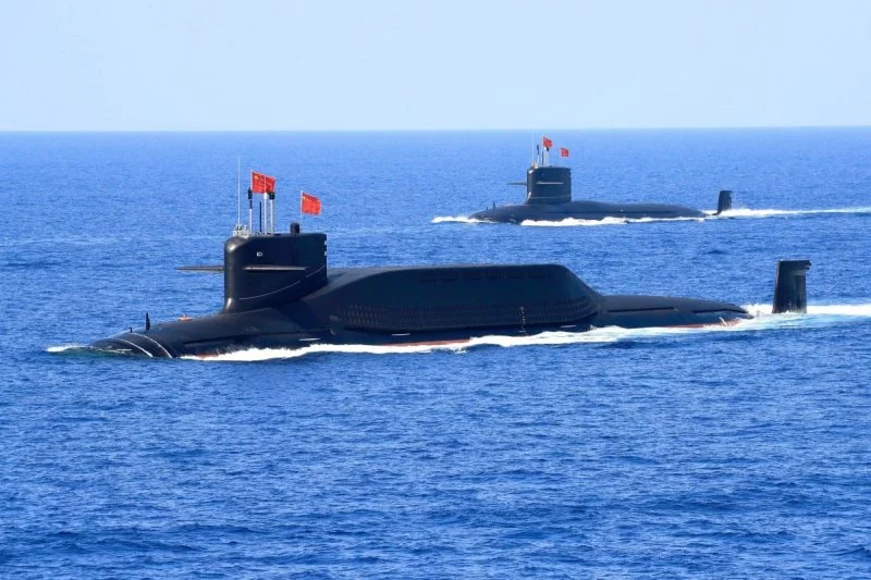 Un SNLE chinois Type 094 et un SNA