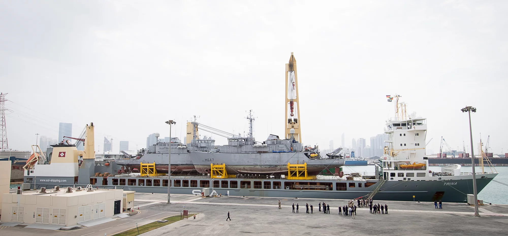 Les chasseurs de mines L’Aigle et Sagittaire arrivent aux Emirats