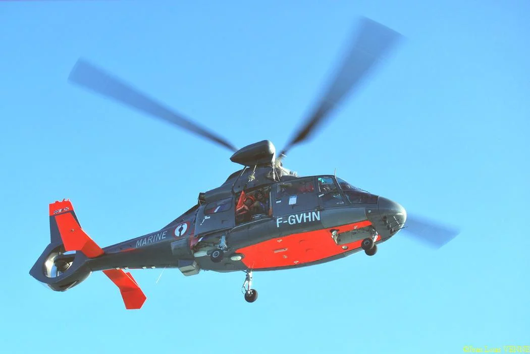 L'hélicoptère Dauphin de service public