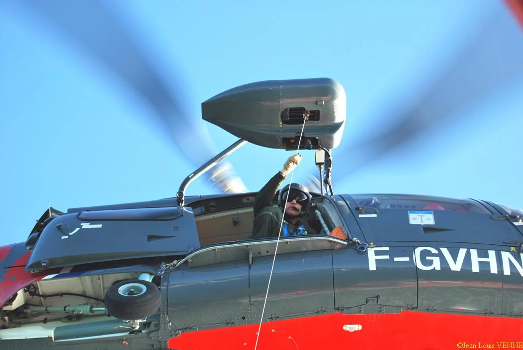 L'hélicoptère Dauphin de service public