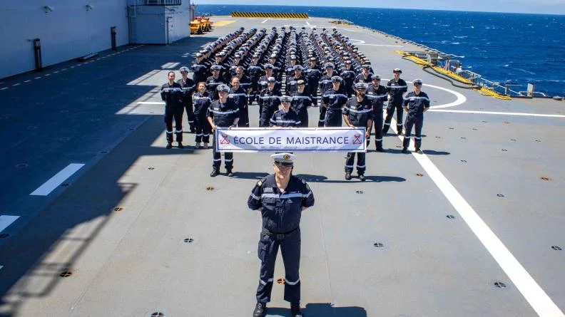 L’École de maistrance à bord du porte-hélicoptères Tonnerre