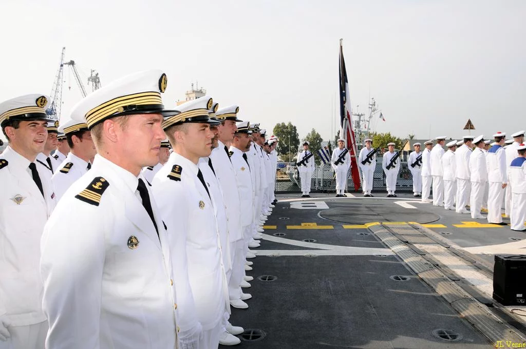 Prise de commandement de la frégate Jean Bart