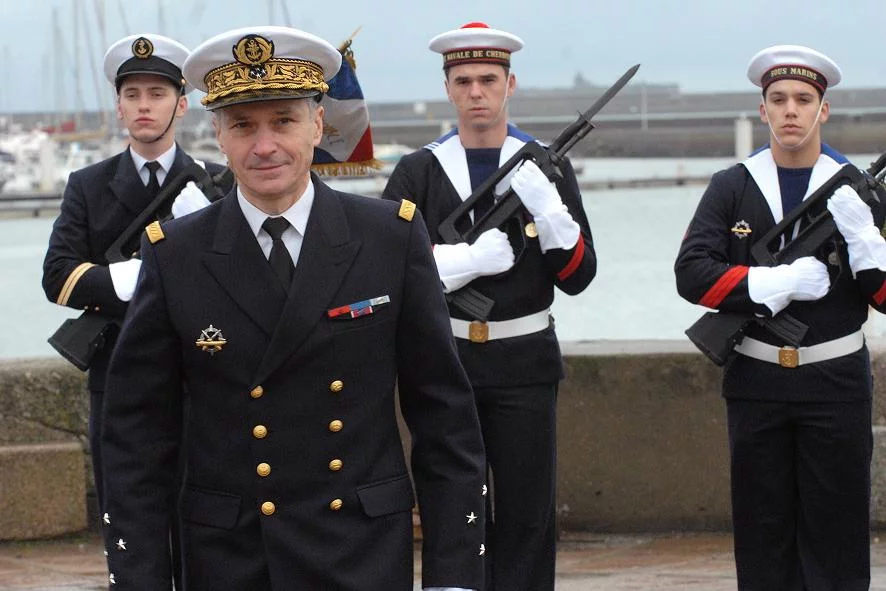 Le vice-amiral d'escadre Baud