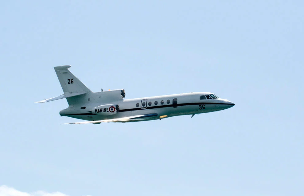 Un Falcon 50 de la marine nationale