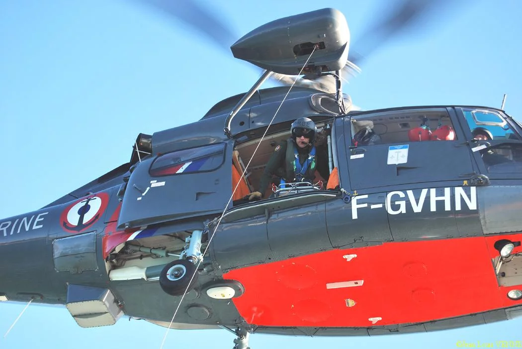 L'hélicoptère Dauphin de service public