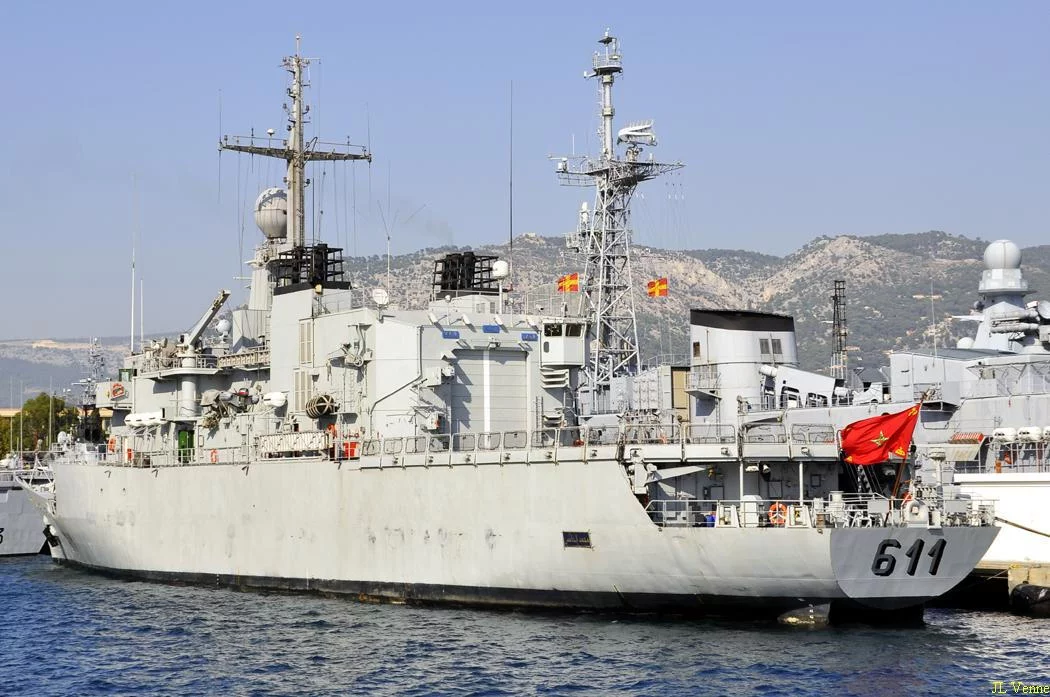La frégate marocaine Mohamed V en escale à Toulon