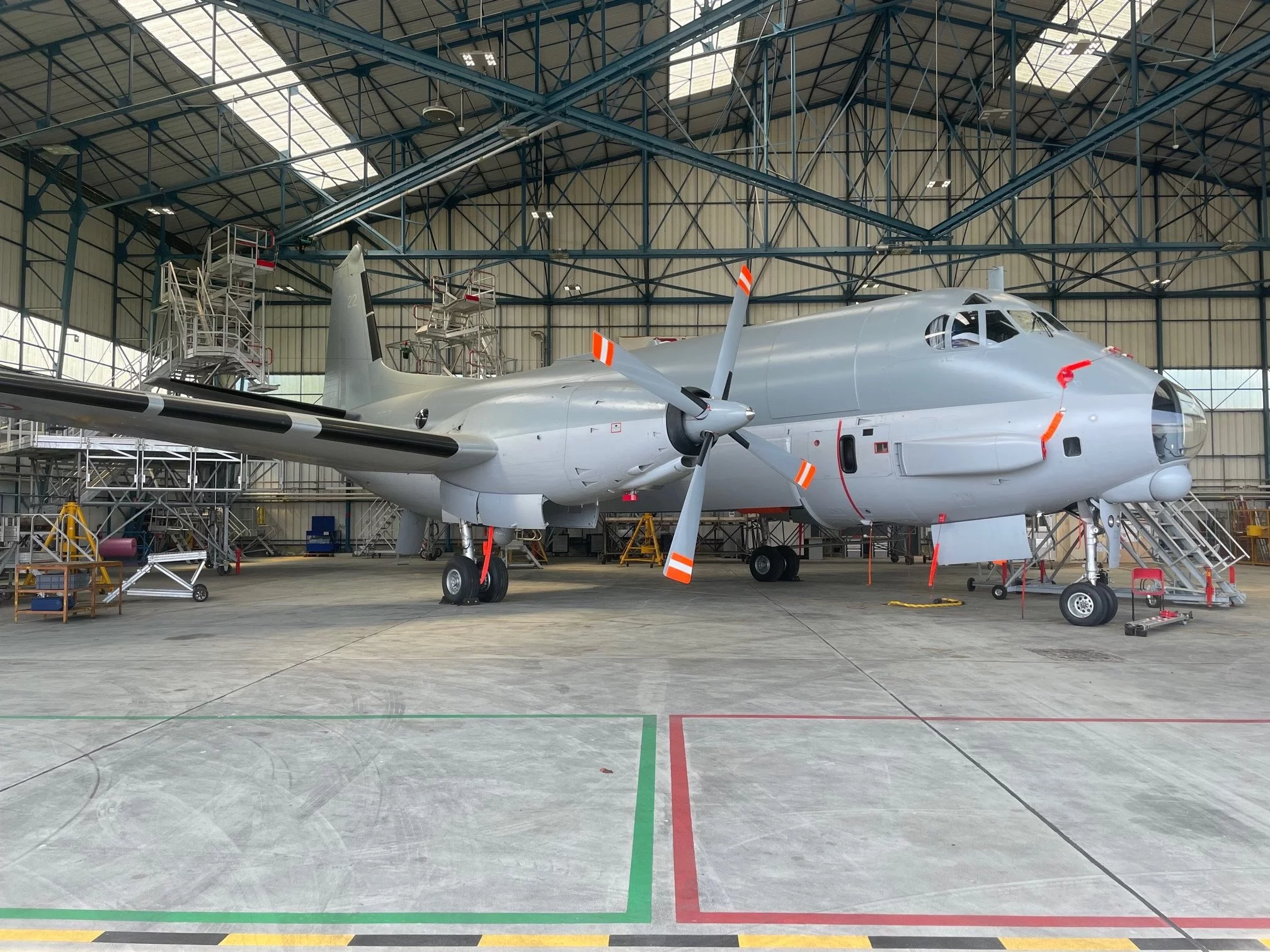 Un avion de patrouille maritime ATL2 modernisé au standard 6