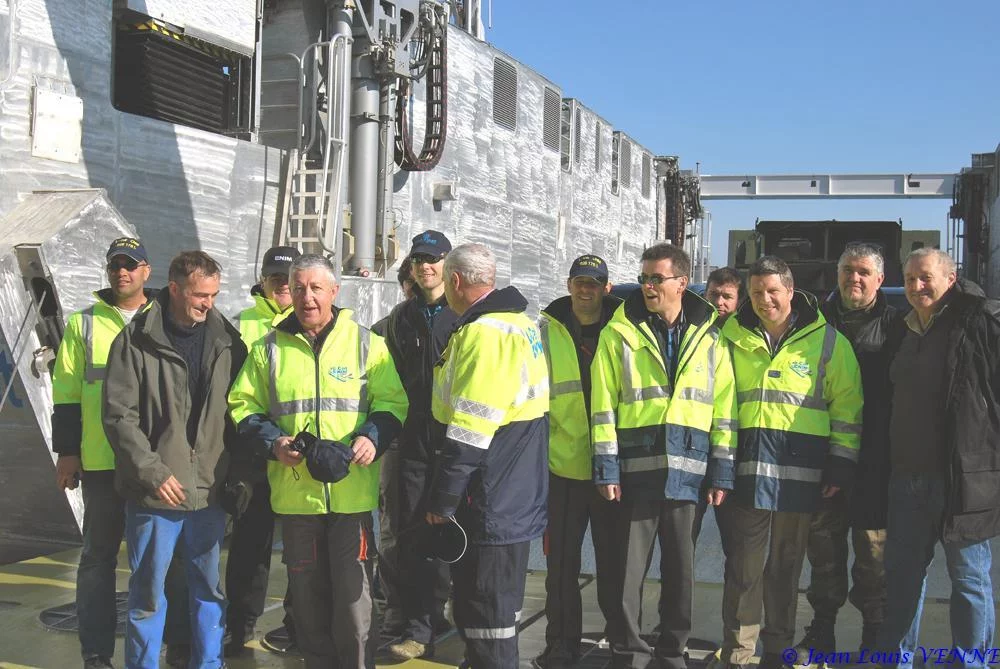 Premier plageage du L-CAT avec matériel roulant