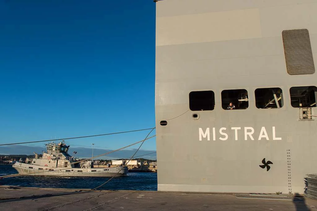 Appareillage du BPC Mistral