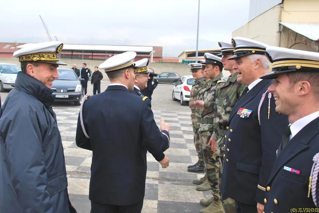 Arrivée des autorités