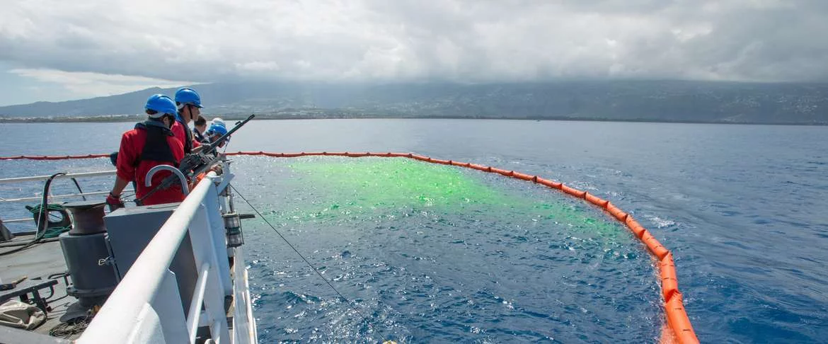 Exercice antipollution à La Réunion