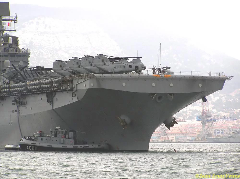 Arrivée de l'Iwo Jima